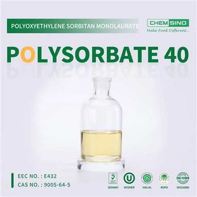اپنے قابل اعتماد ایملسیفائر CAS NO کے طور پر Polysorbates Liquid Polysorbate 40 کے ساتھ مستحکم ایمولشن بنائیں۔{1}}