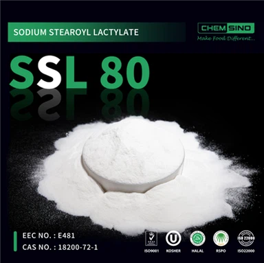 ایملسیفائر SSL 80 فیصد بیکری CAS NO. 18200-72-1