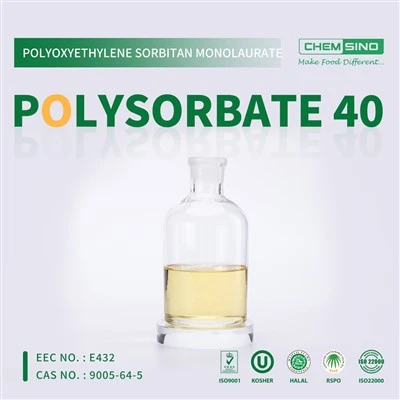 Polysorbates Liquid Polysorbate 40 CAS NO کے ساتھ ایملسیفیکیشن کے بہترین نتائج حاصل کریں۔{1}}