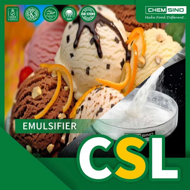 فروخت کے لئے بلک کیلشیم اسٹیروئل لیکٹیلیٹ CSL ایملسیفائر