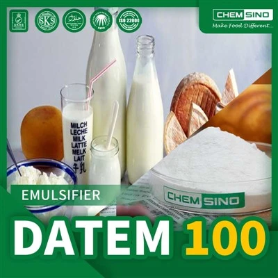 DATEM 100 فیصد بنیادی طور پر تیل اور پانی پر مبنی اجزاء کو ملانے کے لیے ایملسیفائر کے طور پر استعمال کیا جاتا ہے۔