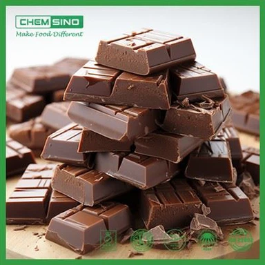 E471 فوڈ انگریڈینٹ/ فوڈ ایملسیفائر ڈسٹلڈ مونوگلیسرائیڈز ڈی ایم جی فلیک سی اے ایس نمبر 123-94-4 کینڈی اور چاکلیٹ کے لیے
