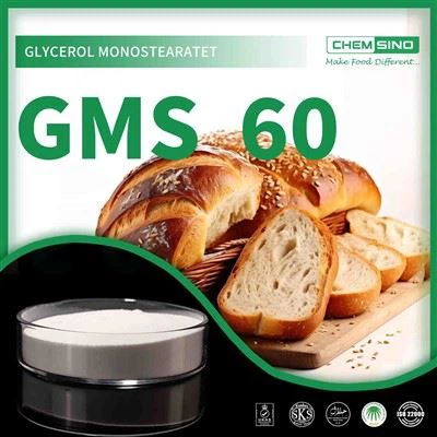 E471 Glycerol Monostearate CAS نمبر۔{1}} GMS 60 پاؤڈر