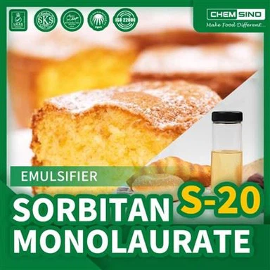 Sorbitan Esters Sorbitan Monolaurate (S-20) CAS NO کے ساتھ ایملسیفیکیشن کو آسان بنا دیا گیا۔{1}}